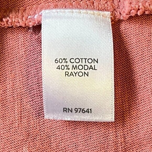 Pure Jill J. Jill Faux Wrap Blouse V-Neck Lightweight Pink Preppy Academia L - Picture 5 of 6